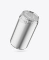 330ml Matte Metallic Drink Can w/ Foil Lid Mockup