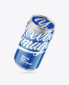 330ml Glossy Drink Can w/ Foil Lid Mockup