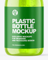 Color Liquid Cosmetic Bottle with Pump Mockup