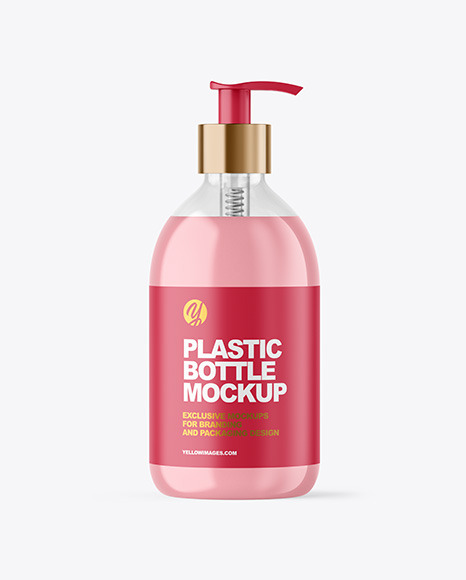 Clear Liquid Soap Bottle with Pump Mockup - Eg+Body+Oil+Packaging+Body+Oil+Packaging+Body+Oil+Hand+Soap+Packaging