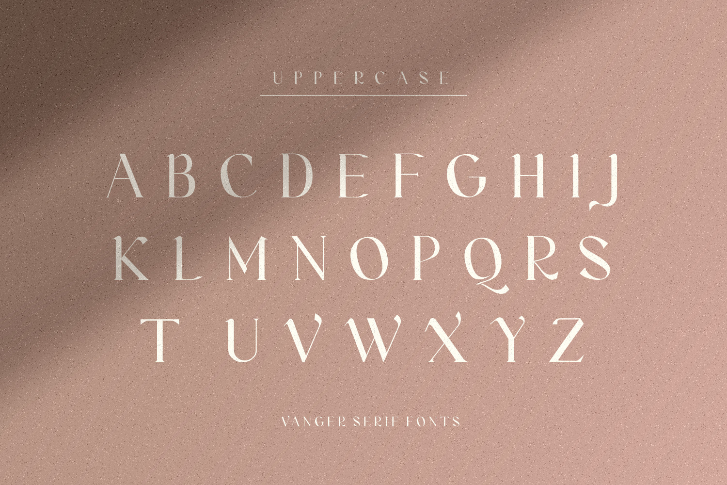 Vanger - modern serif font Vanger - modern serif font