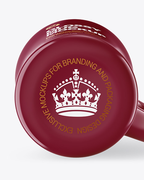 Two Glossy Mugs Mockup Two Glossy Mugs Mockup