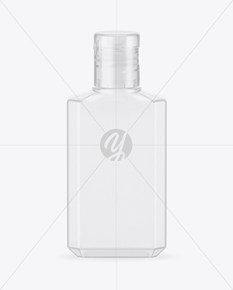 Clear Plastic Bottle Mockup