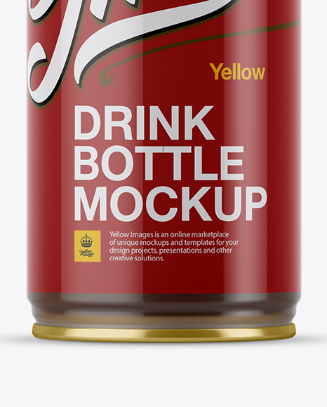 Chocolate Drink Bottle Mockup Chocolate Drink Bottle Mockup