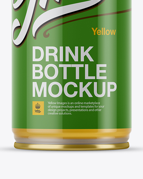 Apple Drink Bottle Mockup