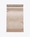 Glossy Kraft Paper Food/Snack Bag Mockup - Front View