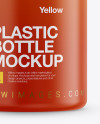 Matte Plastic Bottle Mockup