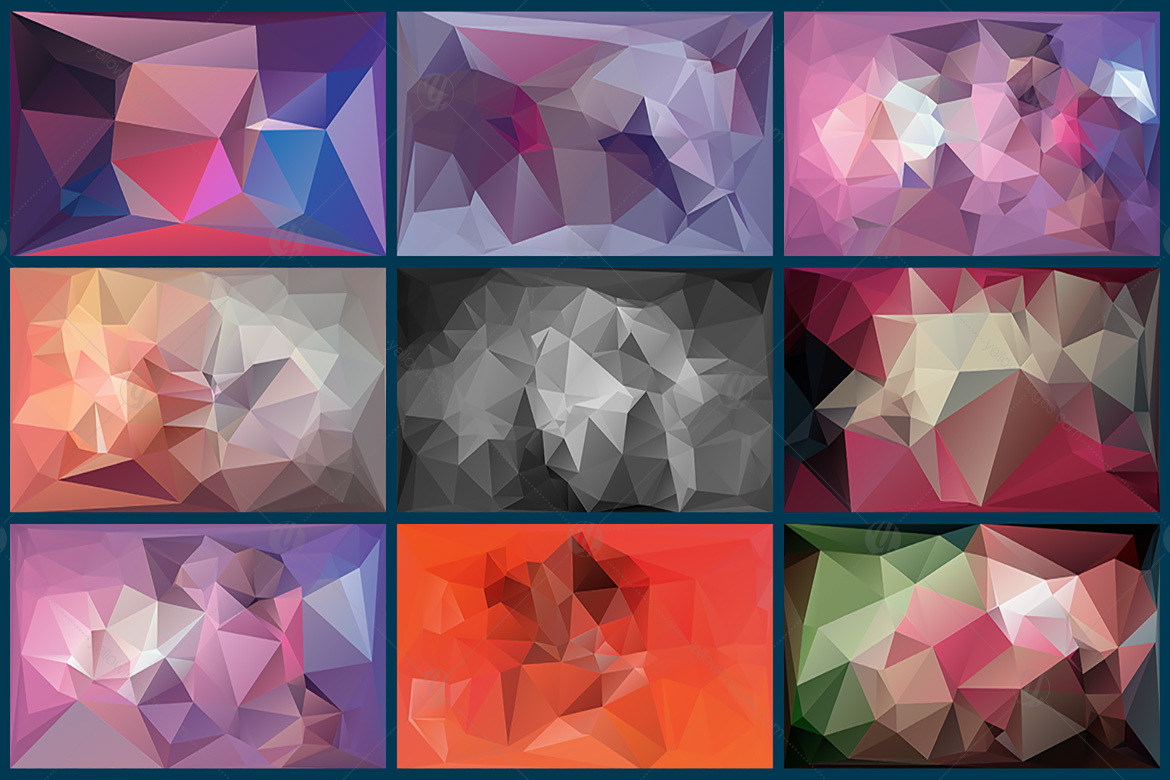 Polygon Abstract Backgrounds V7 Polygon Abstract Backgrounds V7