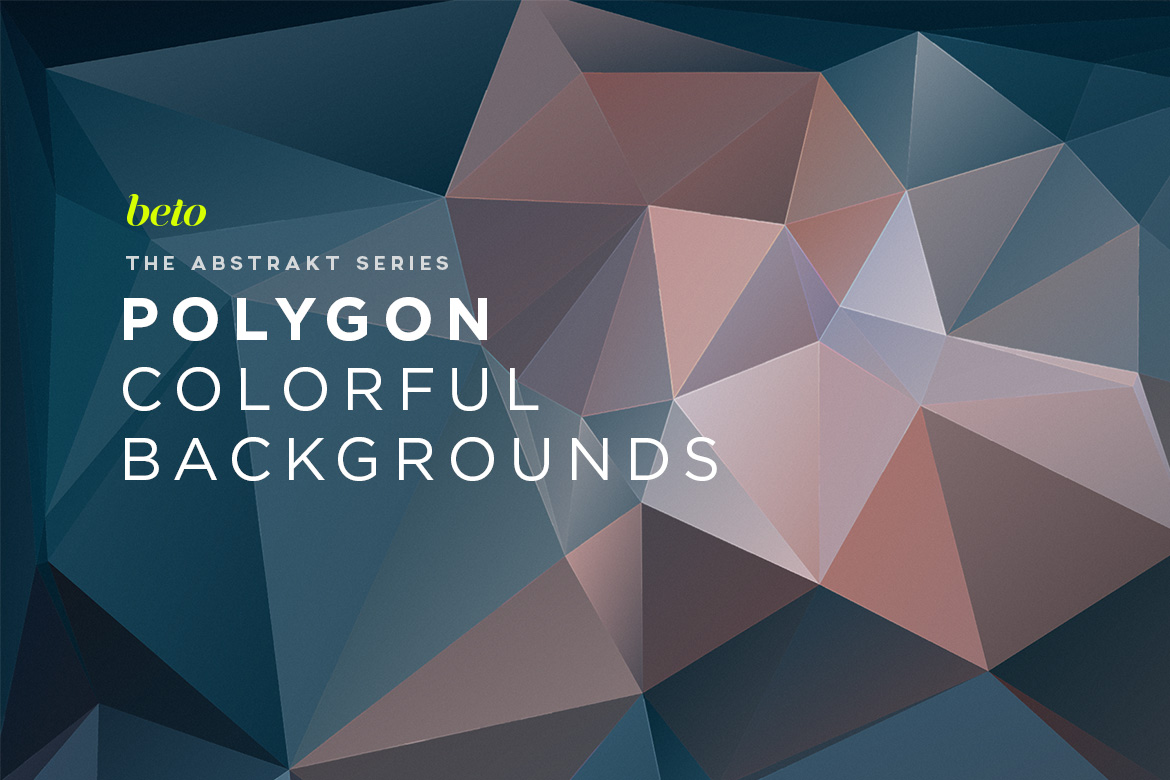 Polygon Abstract Backgrounds V8