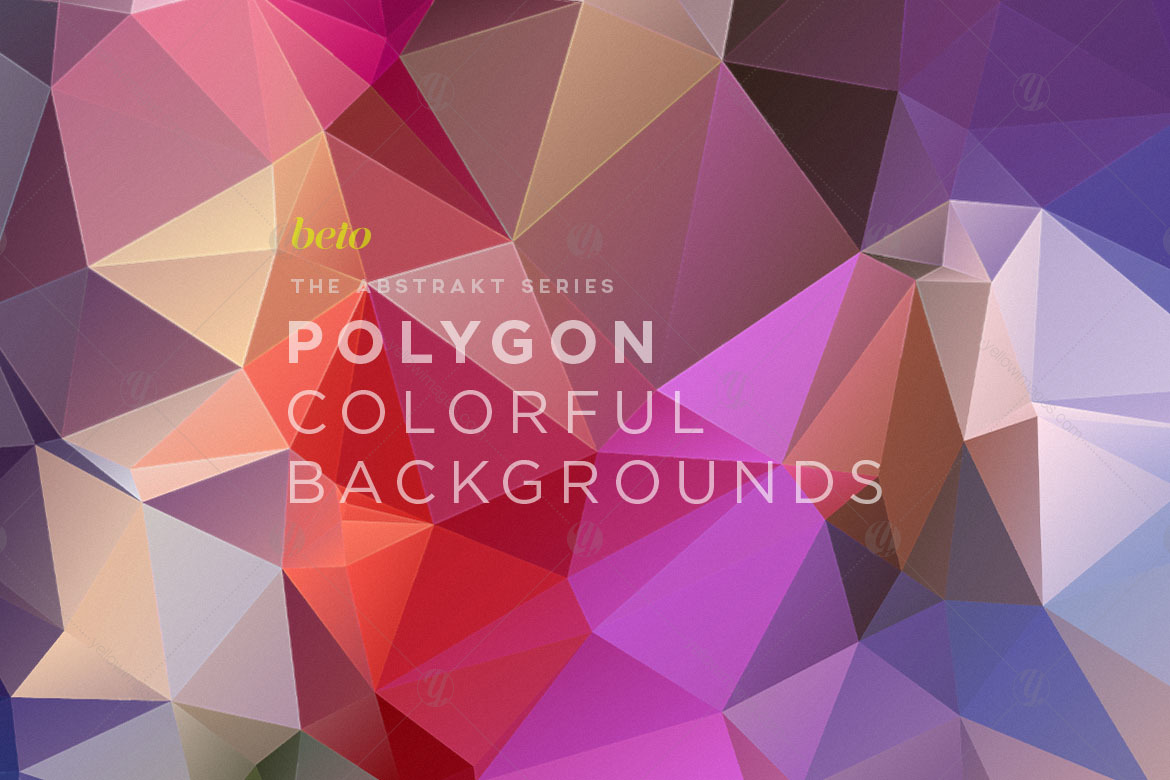 Polygon Abstract Backgrounds V8