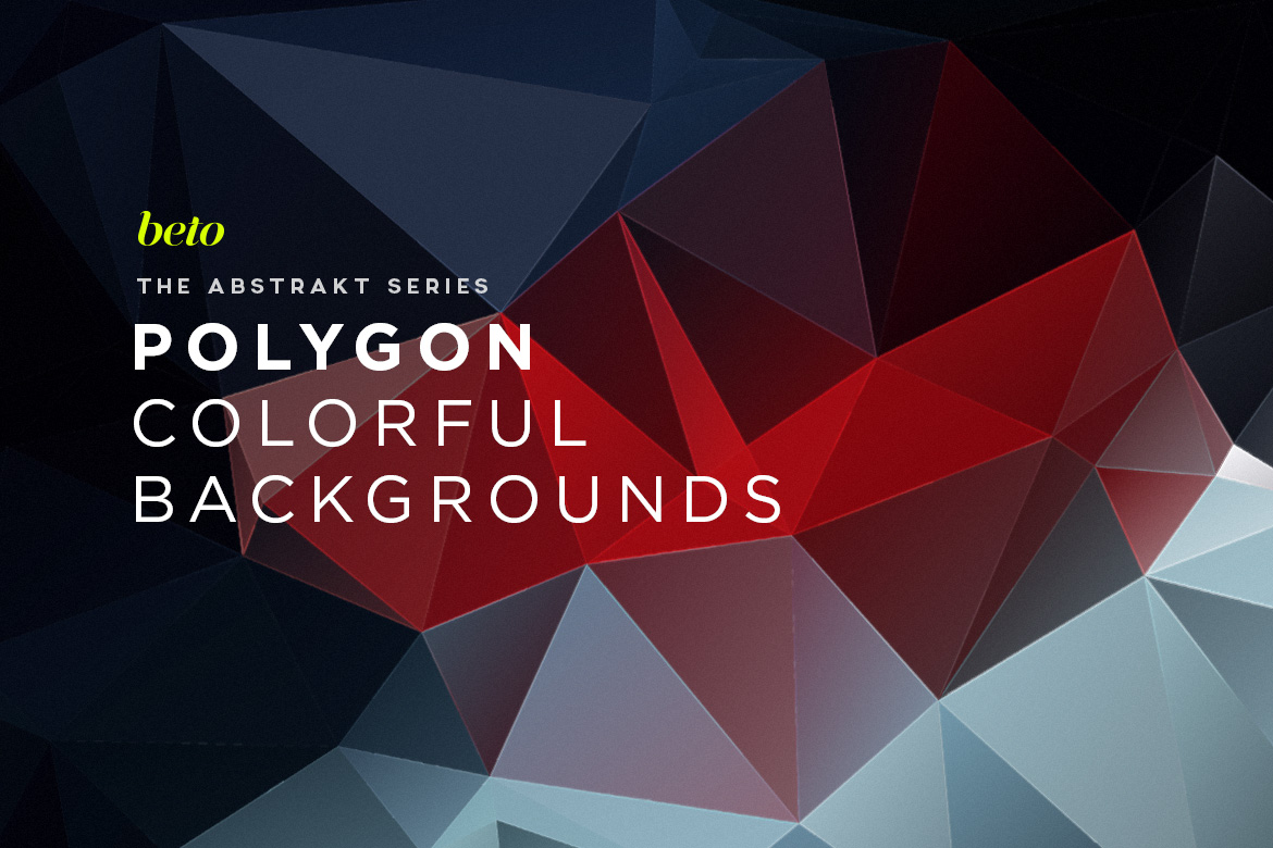 Polygon Abstract Backgrounds V9