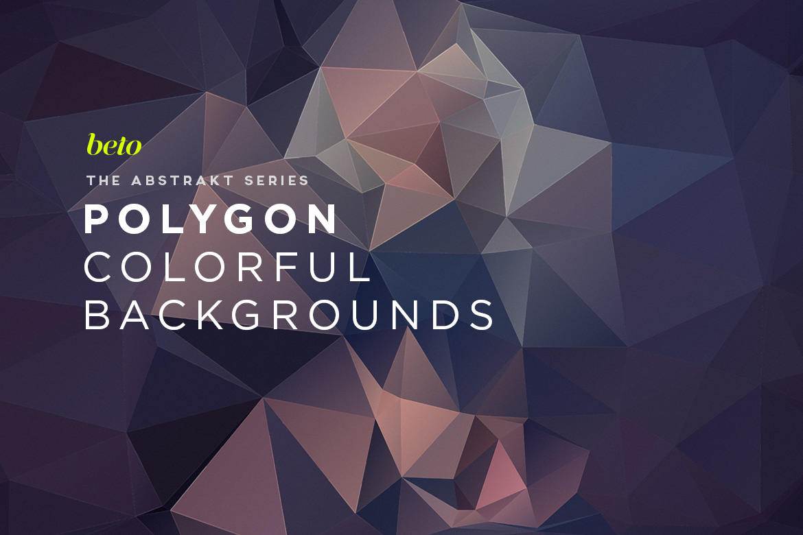 Polygon Abstract Backgrounds V10