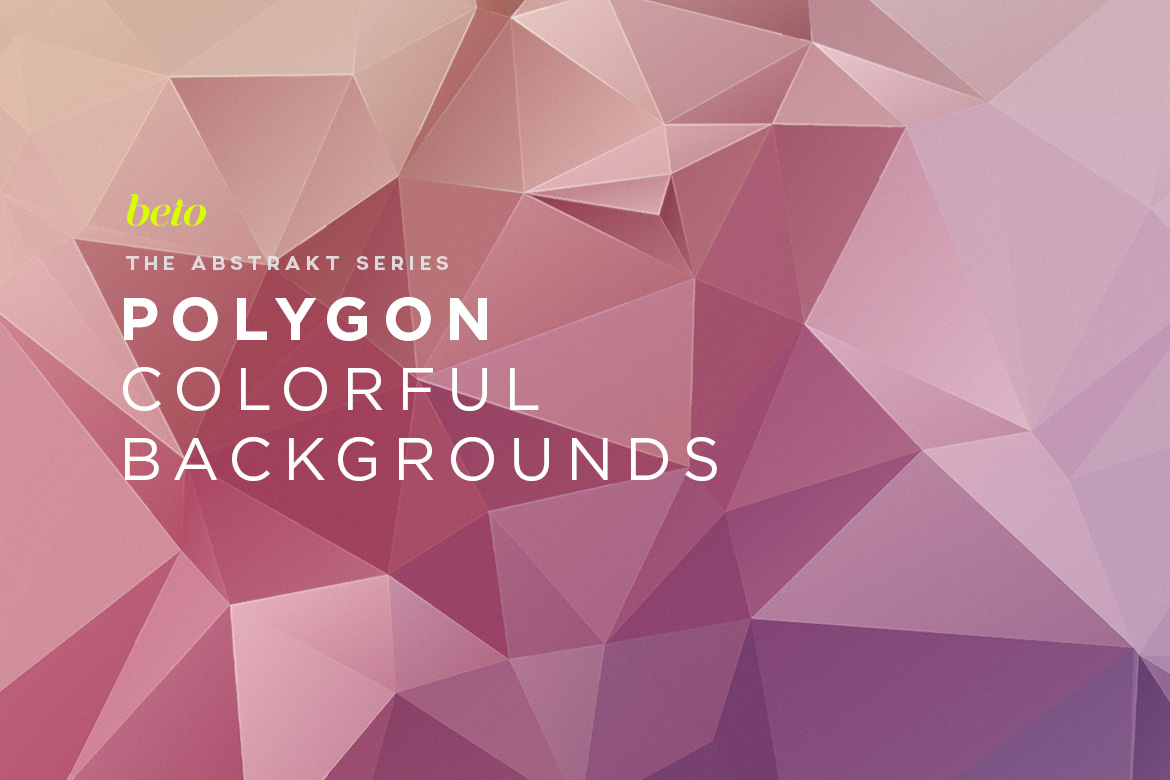 Polygon Abstract Backgrounds V12