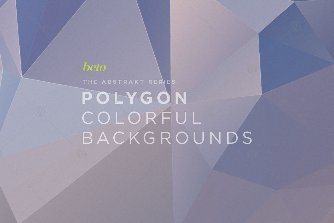 Polygon Abstract Backgrounds V12