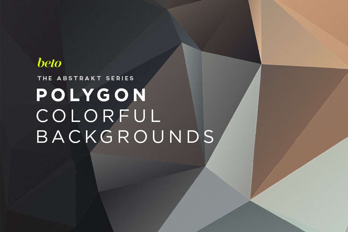 Polygon Abstract Backgrounds V16