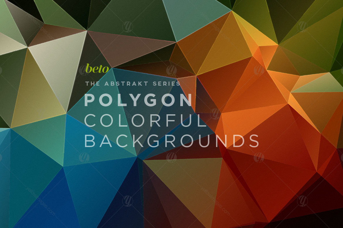 Polygon Abstract Backgrounds V16