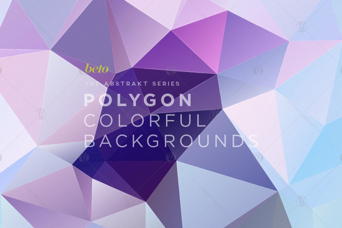 Polygon Abstract Backgrounds V16