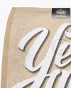 Kraft Paper Coffee Bag With Valve Mockup - Hero Shot