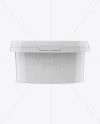 Glossy Plastic Tub Mockup