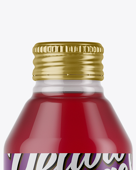 Red Drink Bottle Mockup Red Drink Bottle Mockup