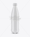 Glossy Plastic Bottle Mockup