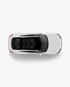 Electric Executive Car Mockup - Top View