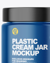 Plastic Cream Jar Mockup