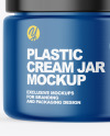 Plastic Cream Jar Mockup