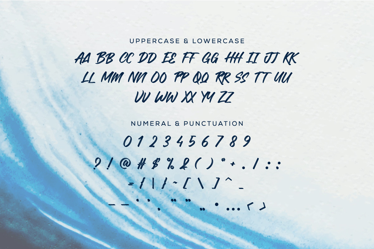 Bluesticks Brush Calligraphy Font Bluesticks Brush Calligraphy Font