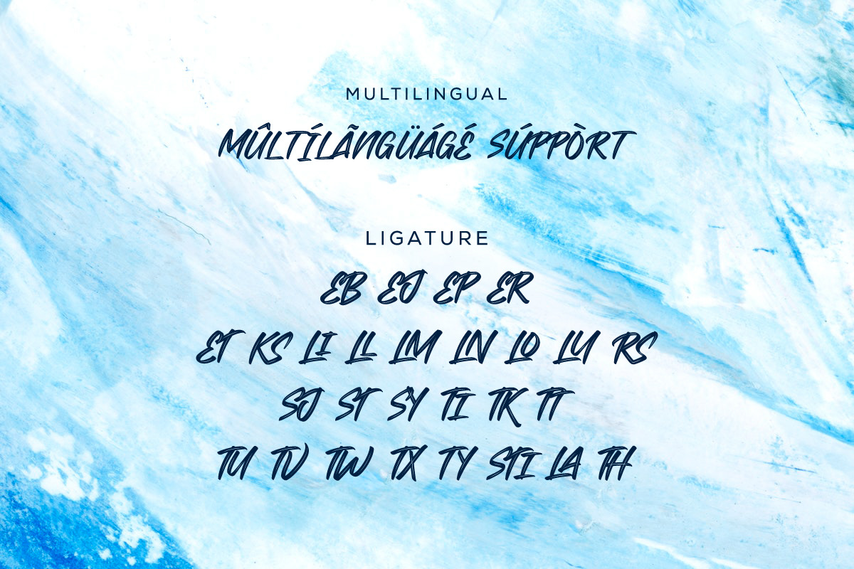 Bluesticks Brush Calligraphy Font Bluesticks Brush Calligraphy Font