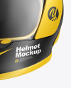 Matte Moto GP Helmet Mockup