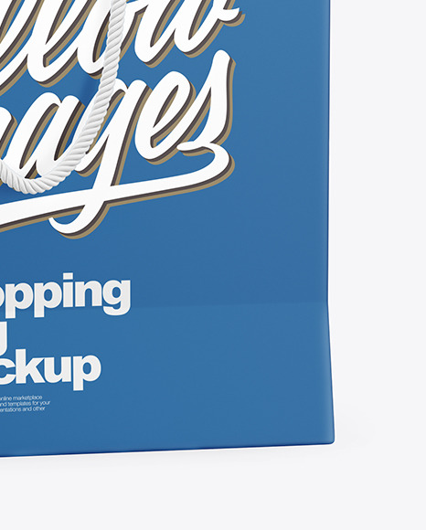 Matte Shopping Bag Mockup