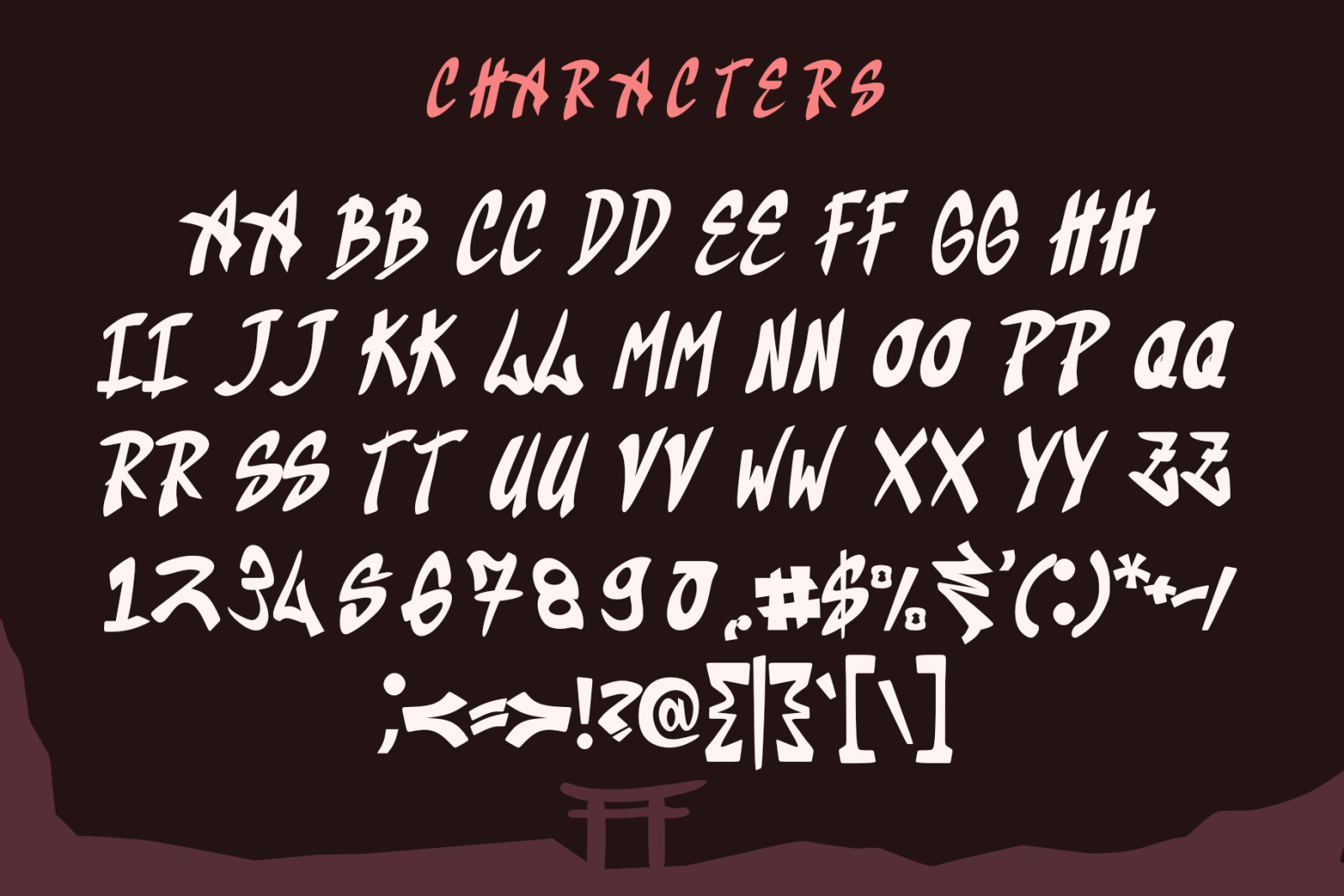 Kaindra Japan Style Font