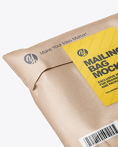 Kraft Paper Mailing Bag Mockup