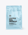 Matte Coffee Bag Mockup