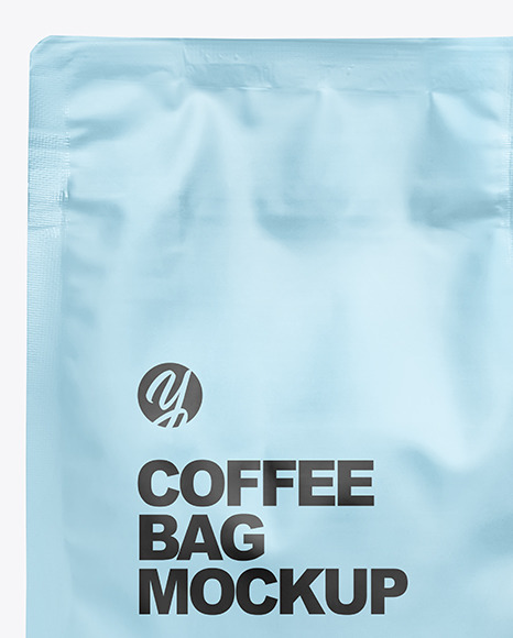 Matte Coffee Bag Mockup