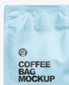 Matte Coffee Bag Mockup