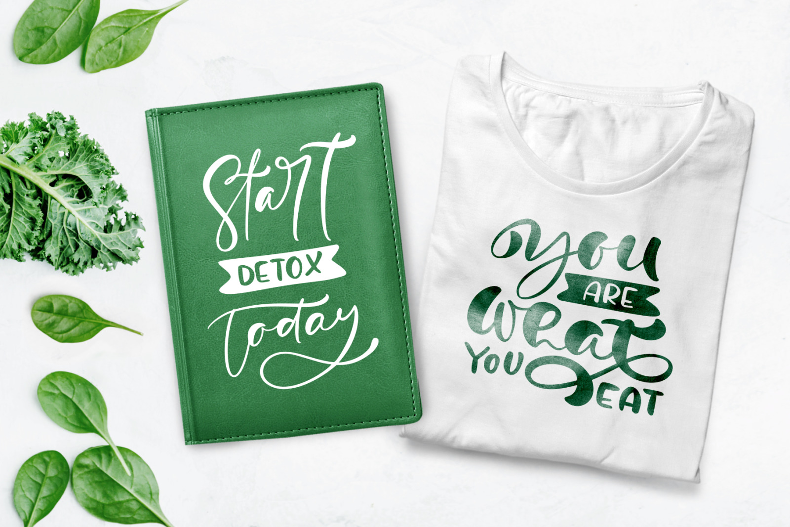 Start Detox Today Lettering Text Start Detox Today Lettering Text