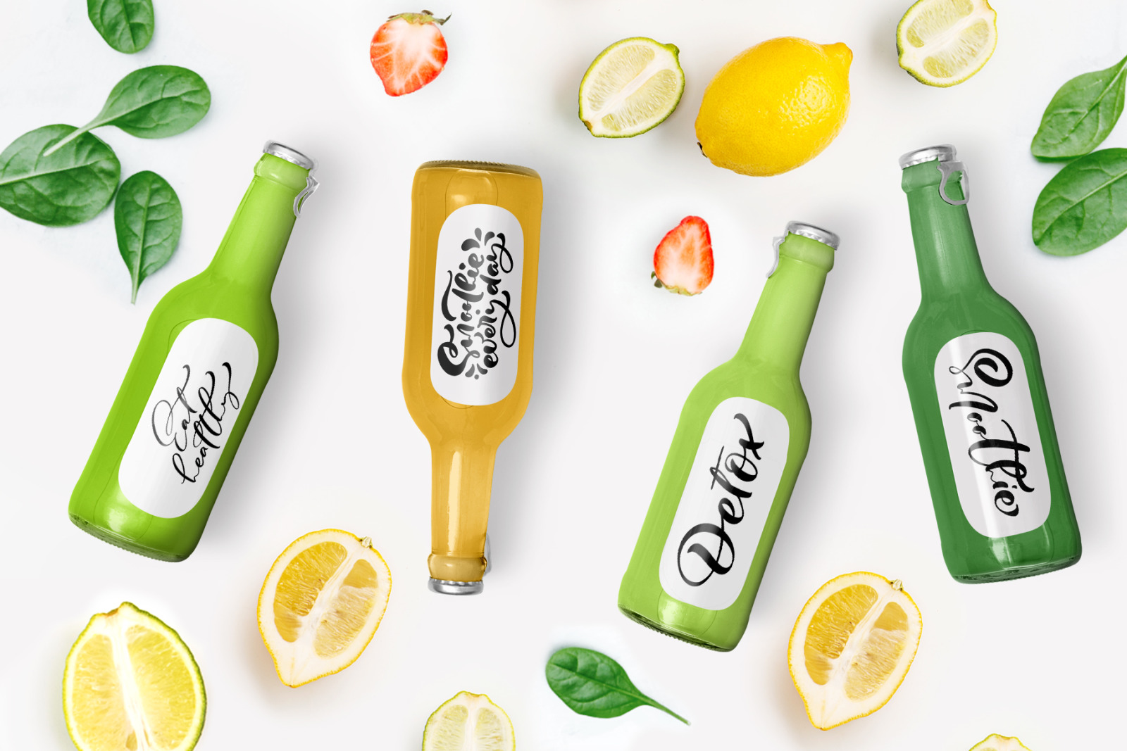 Start Detox Today Lettering Text Start Detox Today Lettering Text