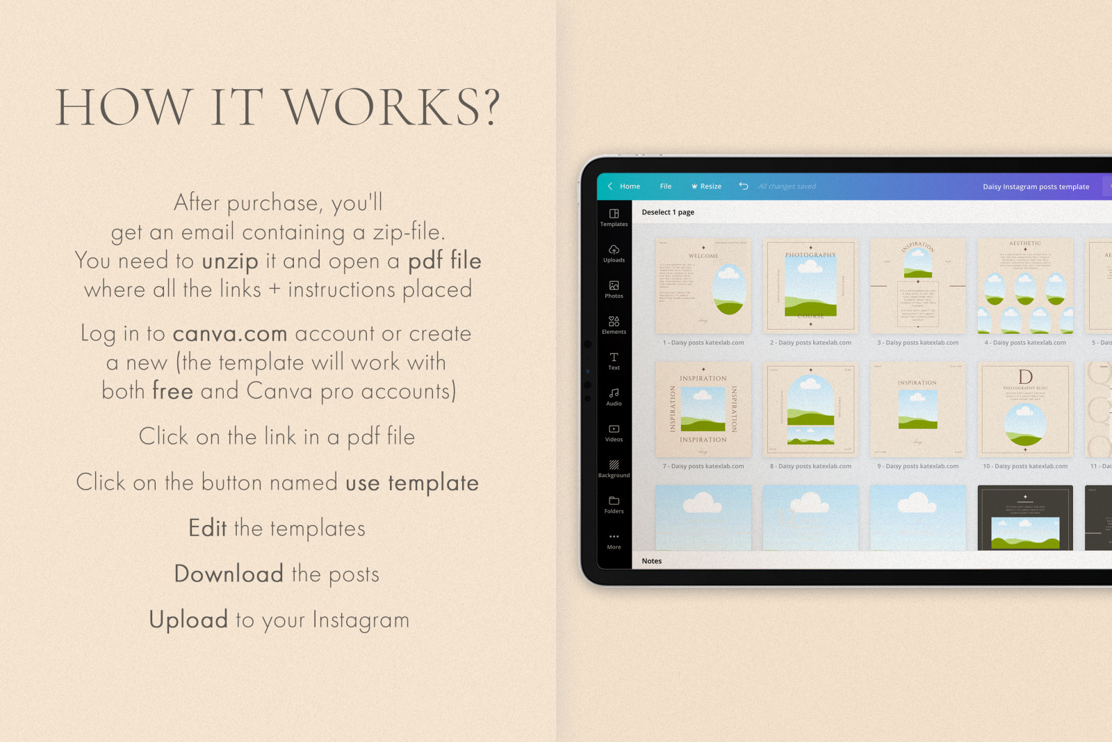 Canva Instagram posts templates Canva Instagram posts templates