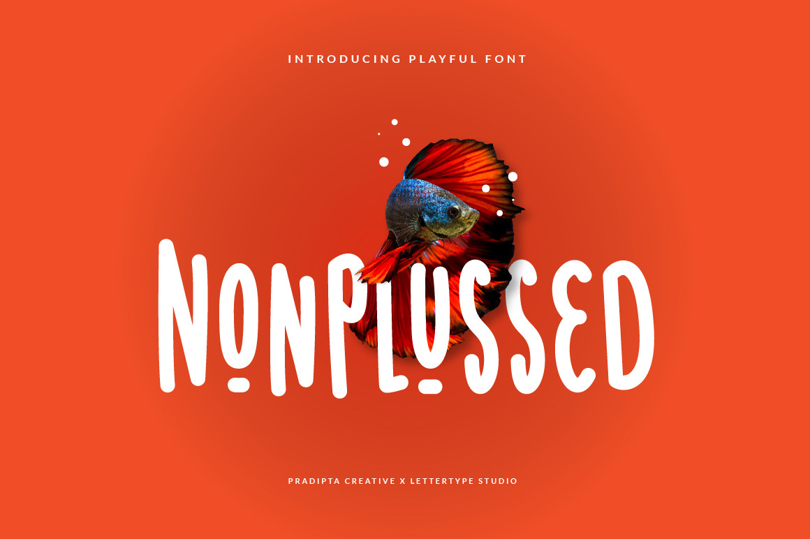 Nonplussed - Playful Font