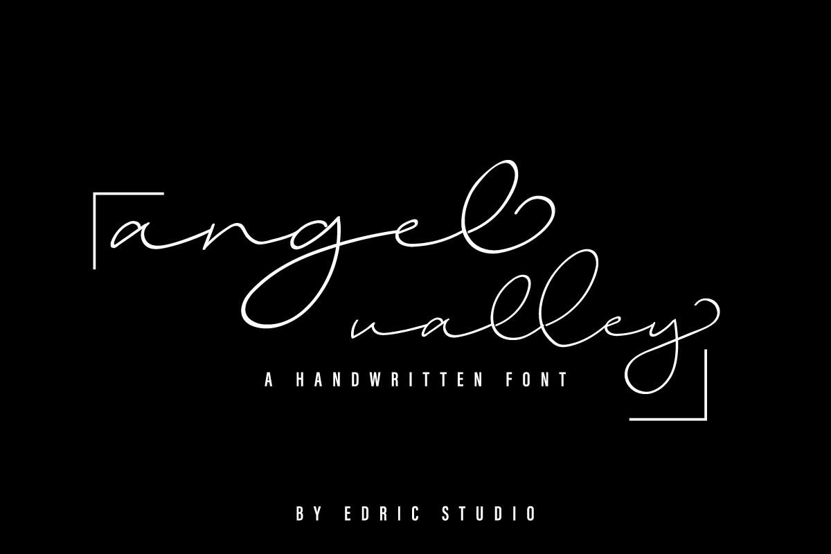 Angel Valley Signature Font Angel Valley Signature Font