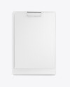 Clipboard with A4 Paper Mockup