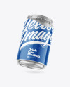 250ml Glossy Drink Can w/ Foil Lid Mockup