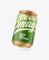 250ml Matte Drink Can w/ Foil Lid Mockup