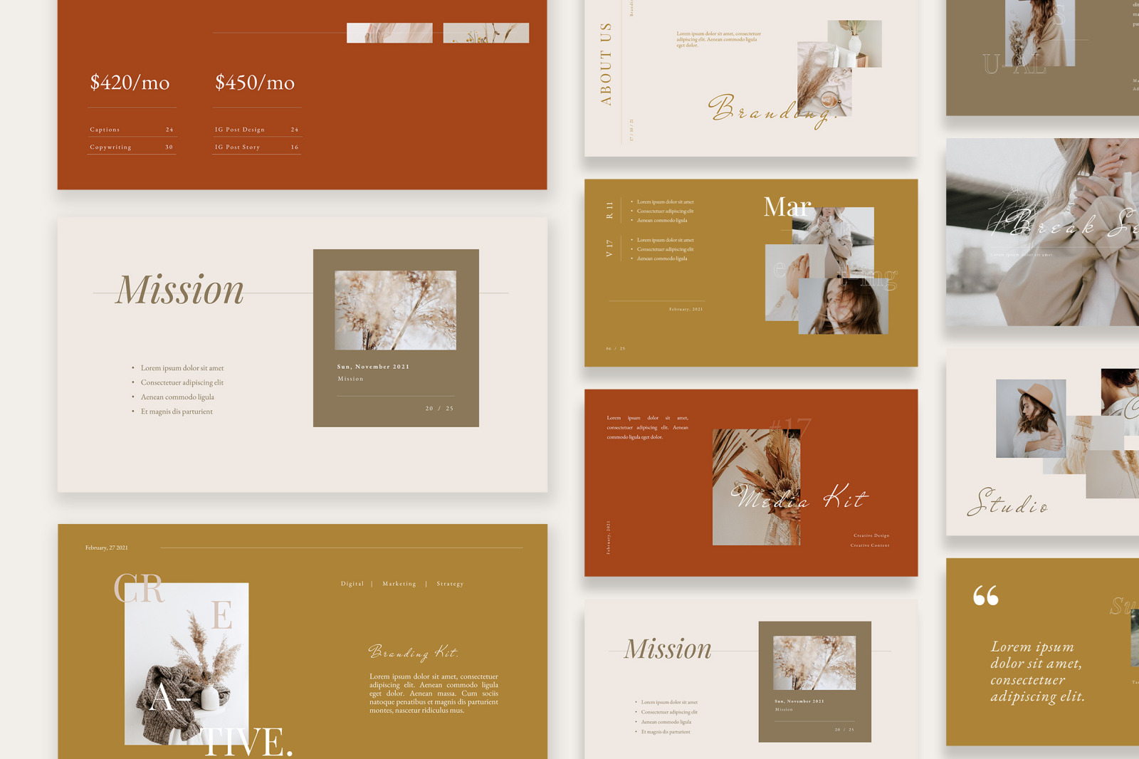 Beauty Minimalist Branding Kit PPTX Beauty Minimalist Branding Kit PPTX