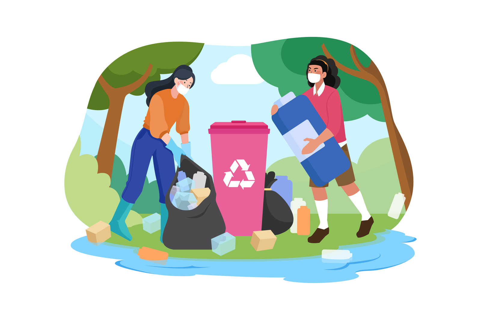 M247_Save Environment Illustrations M247_Save Environment Illustrations