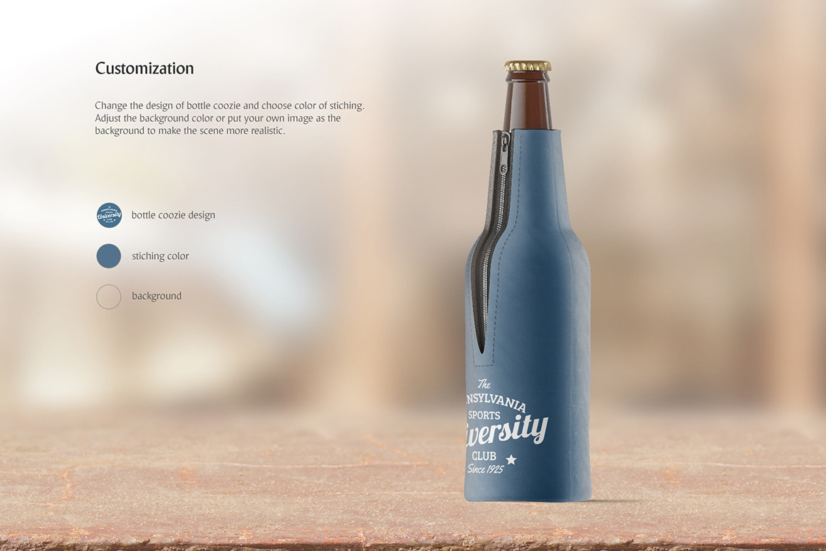 Bottle Coozie Mockup