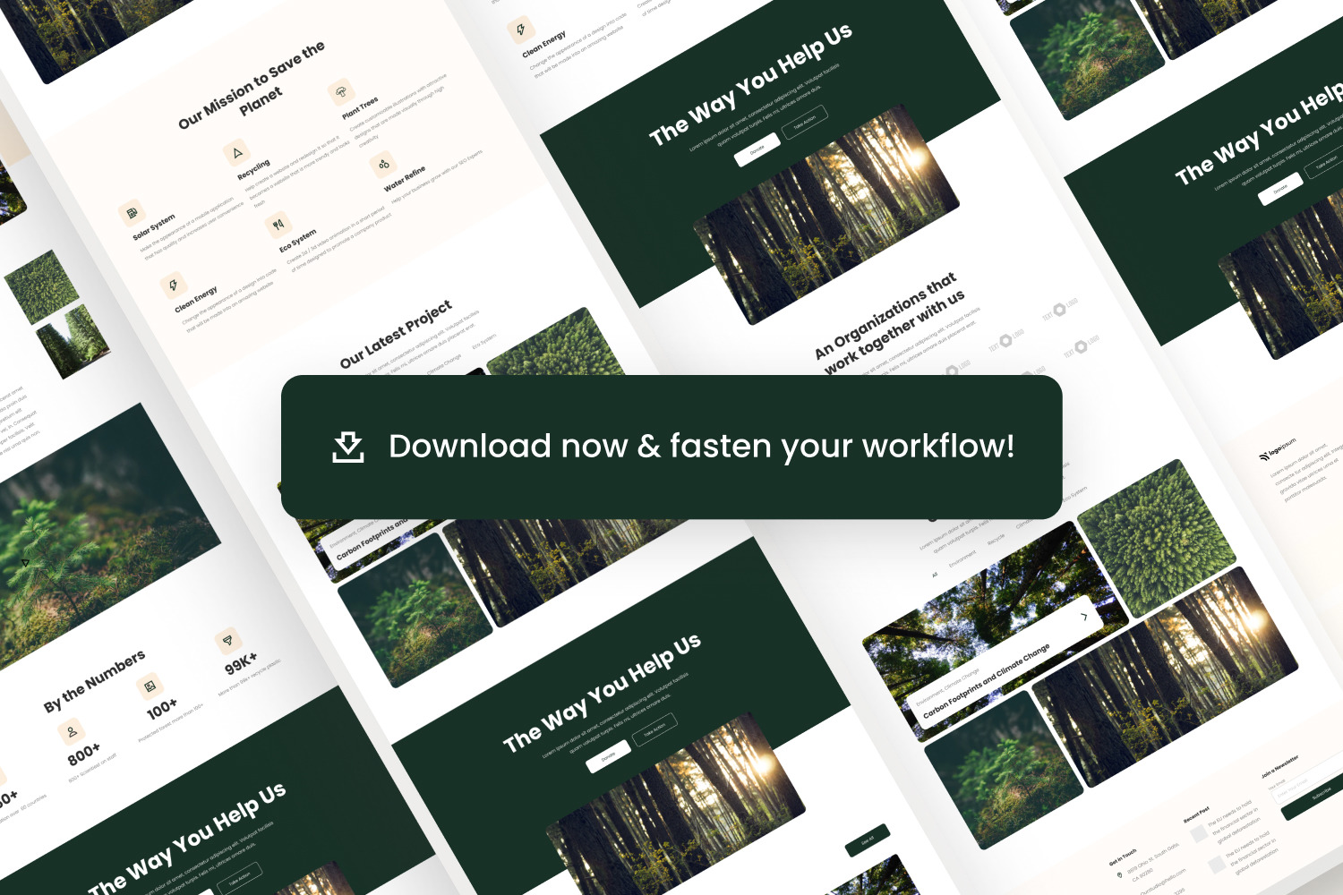 Environmental Save The Earth Website Template Environmental Save The Earth Website Template