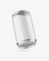 250ml Glossy Drink Can w/ Foil Lid Mockup